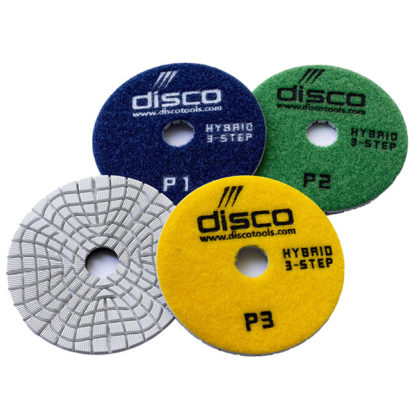 Premium Disco 3STEP Wet Dry Polishing Pads