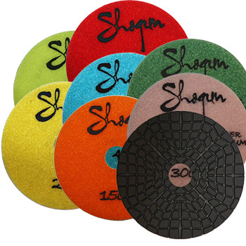 shogun 7 step wet polishing pads