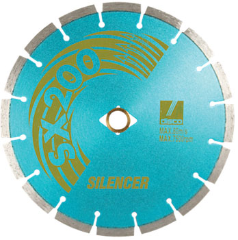 discoblue silencer segmented dry blade with silent core