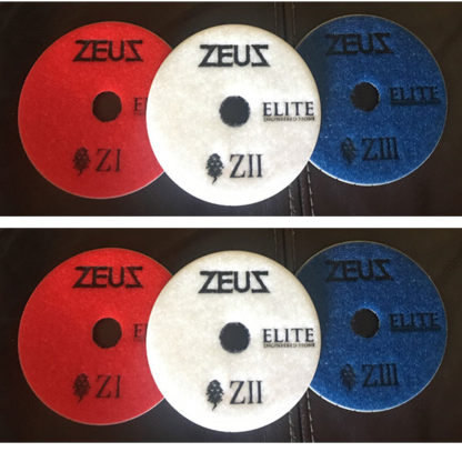Zeus Elite Polishing Pads For Engineered Stone