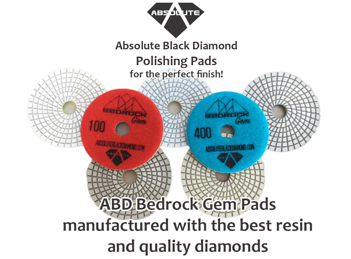 abolute black diamond gem bedrock pads - premium quality stone tools